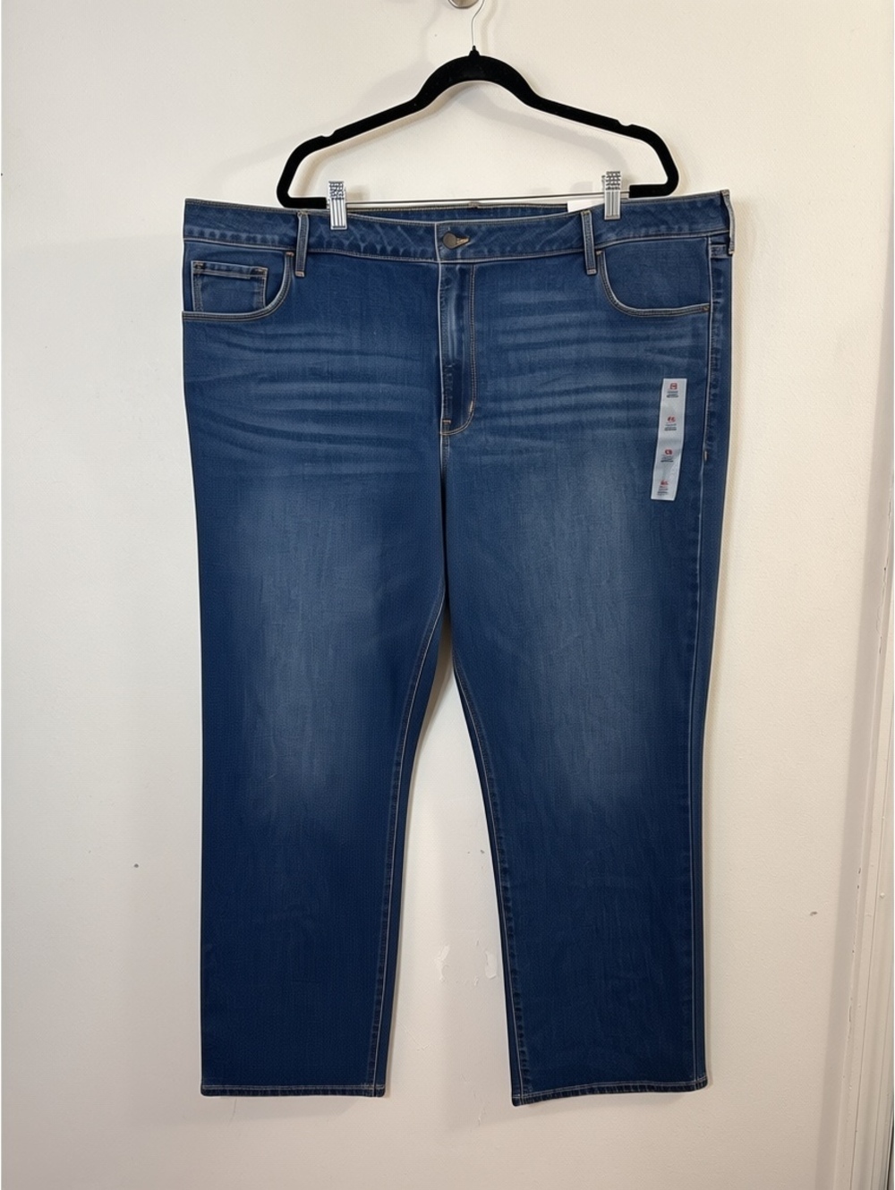 Old Navy Women’s Jeans Size 26 Kicker Boot Cut Mid Rise Stretch Blue Denim NWT